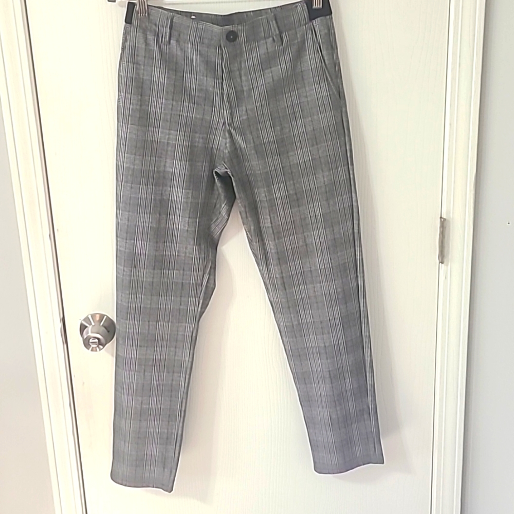 Zara Houndstooth Plaid Pants Size XS